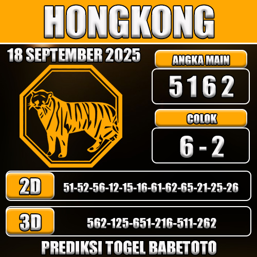 PREDIKSI TOGEL HONGKONG 18 SEPTEMBER 2025