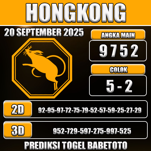 PREDIKSI TOGEL HONGKONG 20 SEPTEMBER 2025