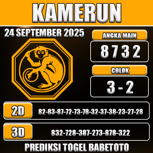 PREDIKSI TOGEL KAMERUN 24 SEPTEMBER 2025