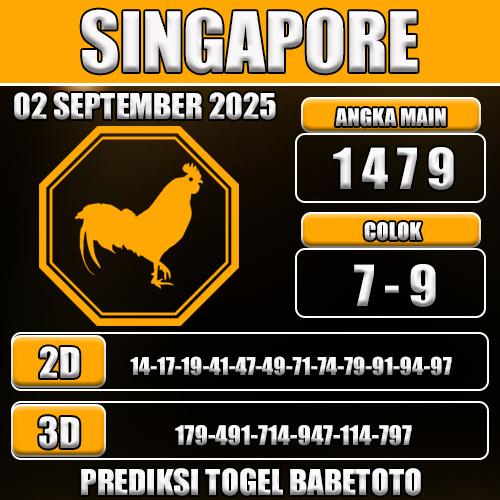 PREDIKSI TOGEL SINGAPORE 02 SEPTEMBER 2025