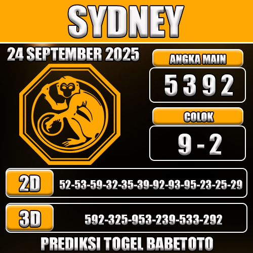 PREDIKSI TOGEL SYDNEY 24 SEPTEMBER 2025