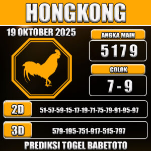 PREDIKSI TOGEL HONGKONG 19 OKTOBER 2025