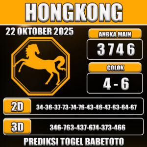 PREDIKSI TOGEL HONGKONG 22 OKTOBER 2025