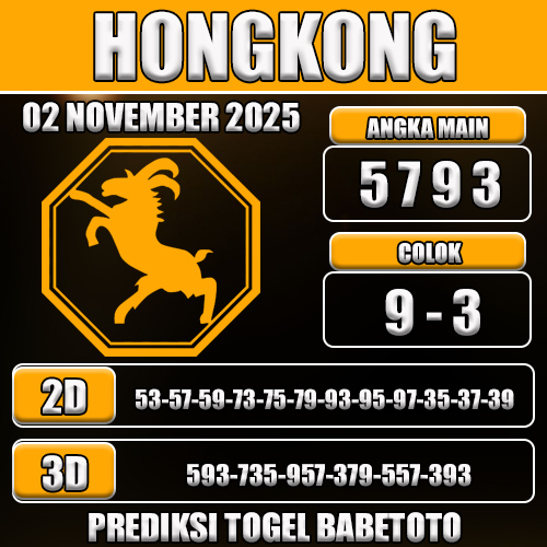 PREDIKSI TOGEL HONGKONG 02 NOVEMBER 2025