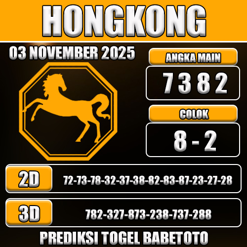 PREDIKSI TOGEL HONGKONG 03 NOVEMBER 2025