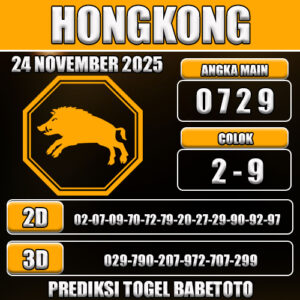 PREDIKSI TOGEL HONGKONG 24 NOVEMBER 2025