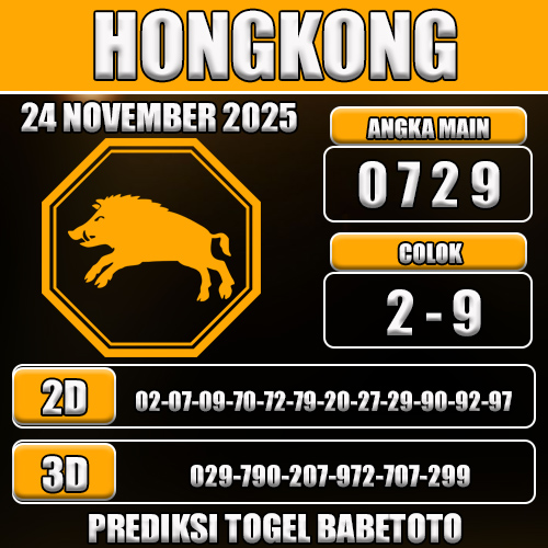 PREDIKSI TOGEL HONGKONG 24 NOVEMBER 2025