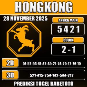 PREDIKSI TOGEL HONGKONG 28 NOVEMBER 2025