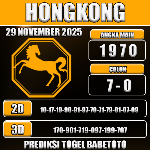 PREDIKSI TOGEL HONGKONG 29 NOVEMBER 2025