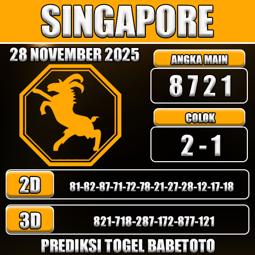 PREDIKSI TOGEL SINGAPORE 28 NOVEMBER 2025