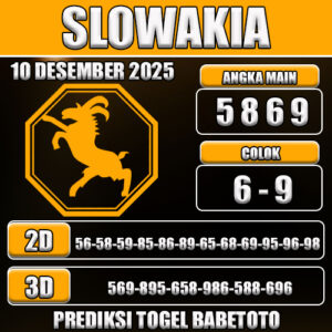 PREDIKSI TOGEL SLOWAKIA 10 DESEMBER 2025