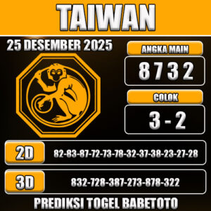PREDIKSI TOGEL TAIWAN 25 DESEMBER 2025