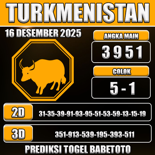 PREDIKSI TOGEL TURKMENISTAN 16 DESEMBER 2025